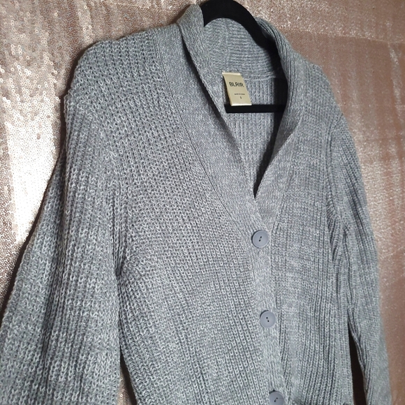 Blair EUC S grandpa cardigan - heather gray 🩶 - Picture 7 of 9